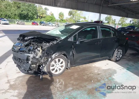 2025 Toyota Corolla Le z USA, uszkodzony, nr VIN 5YFB4MDE5SP326086